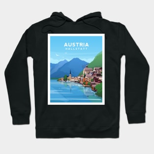 Austria - Hallstatt Landscape Hoodie